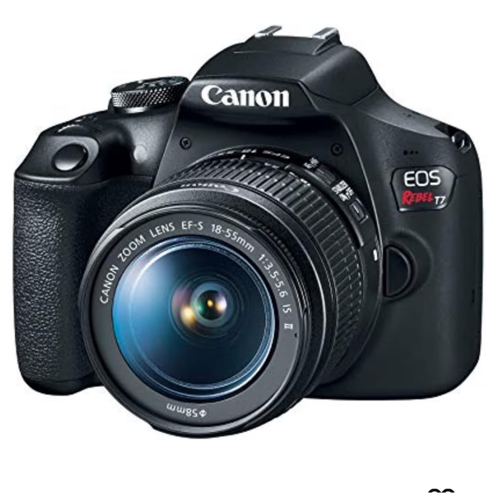 Canon EOS Rebel T7 DSLR Camera with 18-55mm Lens - Black !!!ONLY USED ONCE!!!